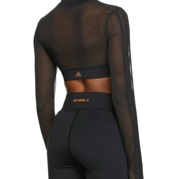 ADIDAS X IVY PARK Beyonce Mesh Crop Top New Limited Edition XS - Picture 3 of 16